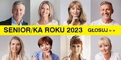 Głosowanie na seniora / seniorkę roku - baner