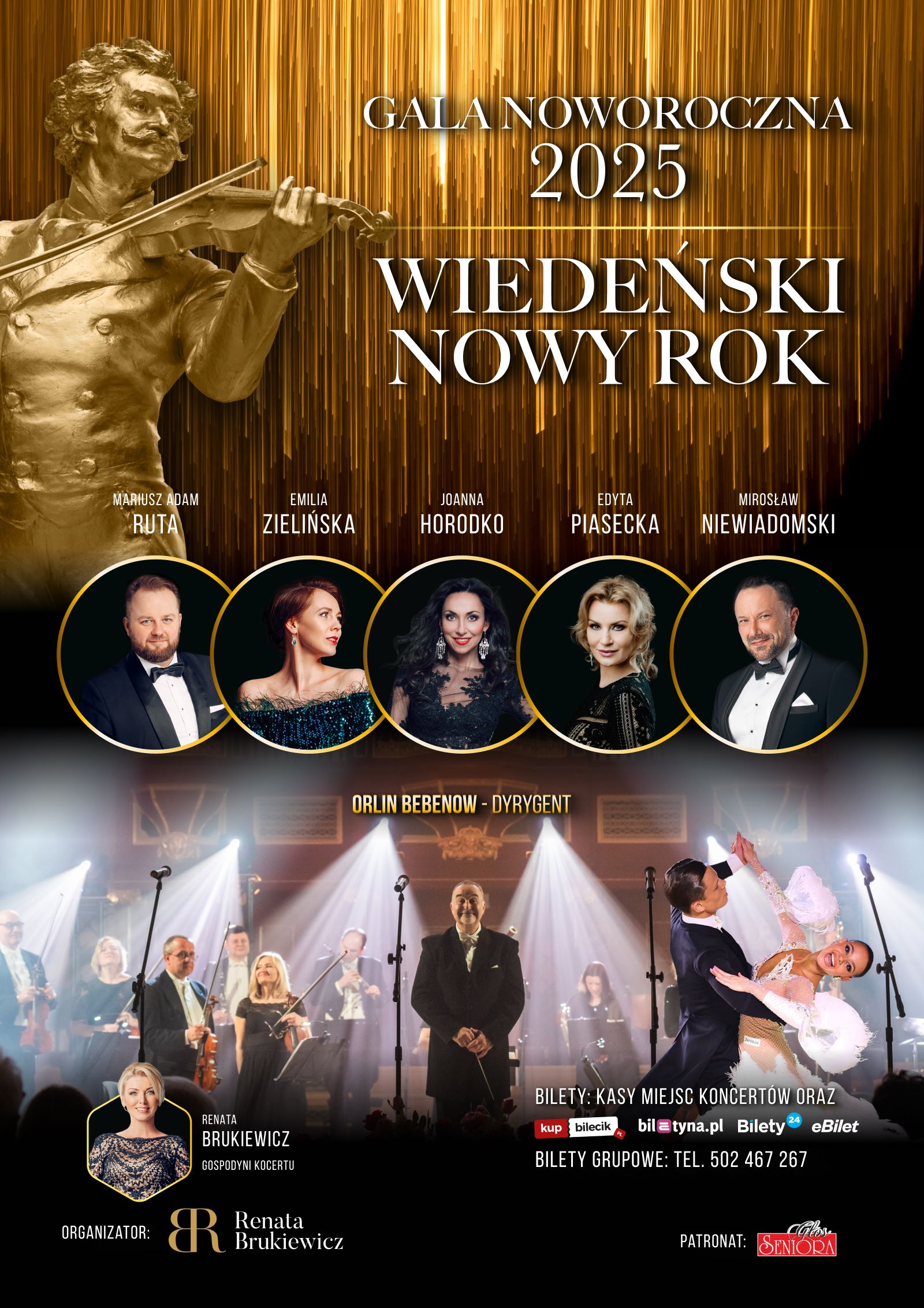 Wiedeński Nowy Rok Gala Noworoczna Brukiewicz